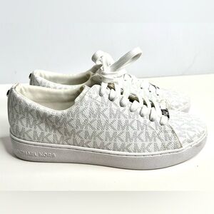 Michael Kors Women's Keaton Logo Lace-Up Sneakers SZ. 7